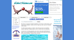 Desktop Screenshot of lobosmarinos.com