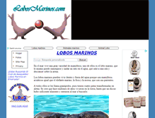 Tablet Screenshot of lobosmarinos.com
